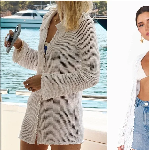 Show Me Your MuMu White Swim Coverup - Picture 5 of 6